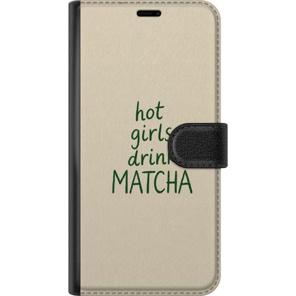 Kompatibelt Lommeboketui til Apple iPhone SE (2020) Matcha-jenter beige