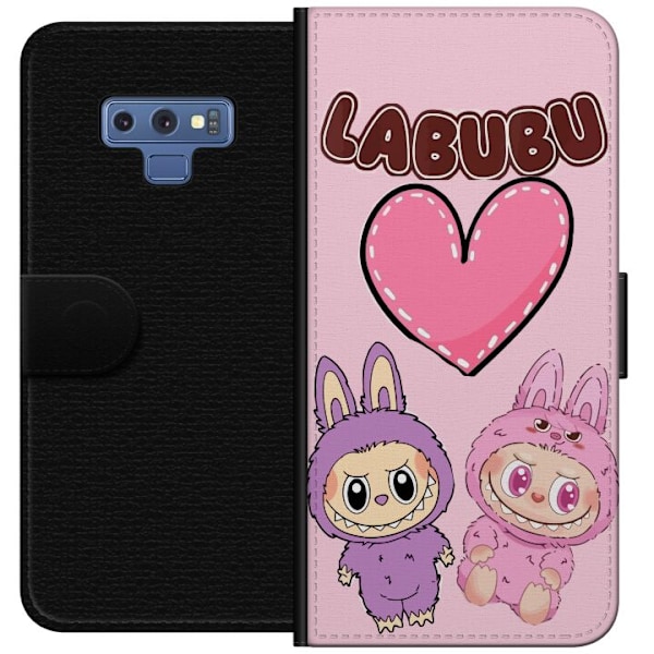 Samsung Galaxy Note9 Tegnebogsetui Labubu Pink Monster