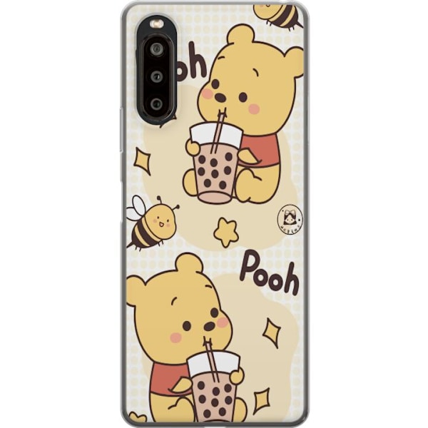 Sony Xperia 10 II Genomskinligt Skal Nalle Pooh Style – klassiskt björnmotiv i ny tolkning