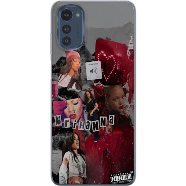 Motorola Moto E32s Genomskinligt Skal Rihanna – Iconic Fashi