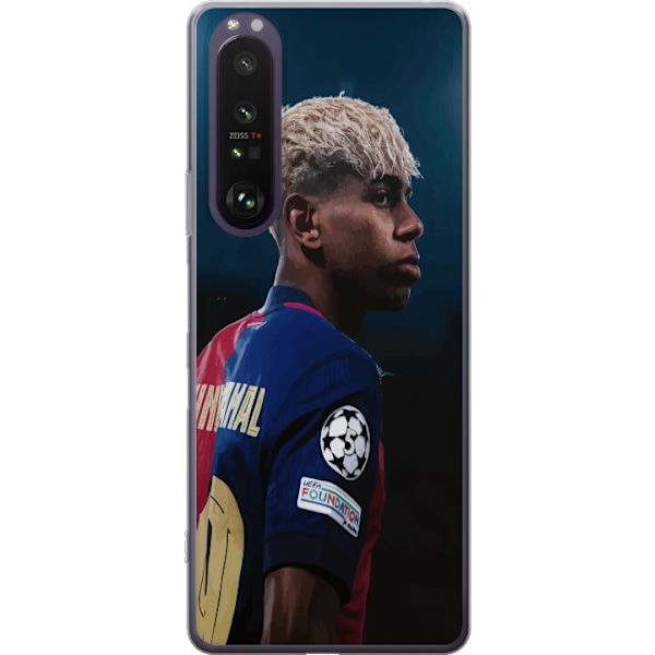 Sony Xperia 1 III Läpinäkyvä kuori Lamine Yamal - Barcelonan ihmelapsi fokuksessa