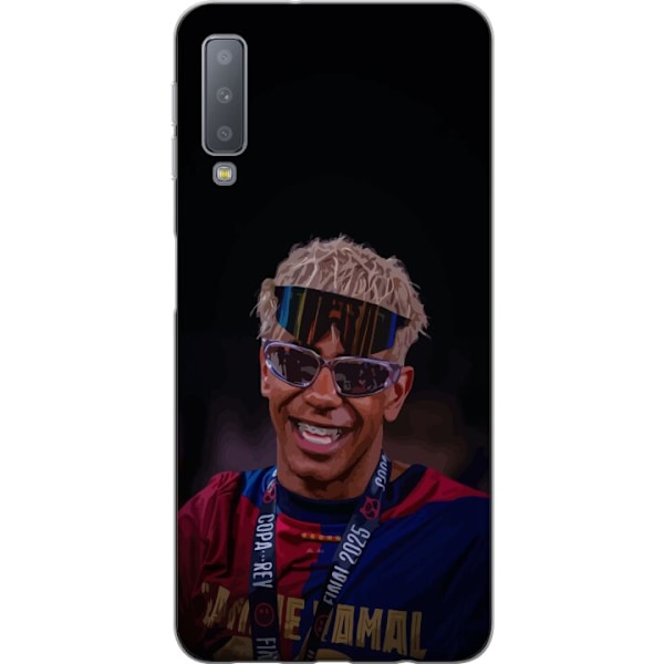 Samsung Galaxy A7 (2018) Läpinäkyvä kuori  Lamine Yamal matkapuhelinkotelo tyylikkäässä urheilumuotoilussa