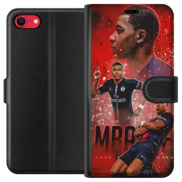 Kompatibelt Plånboksfodral till Apple iPhone 8 Mbappe