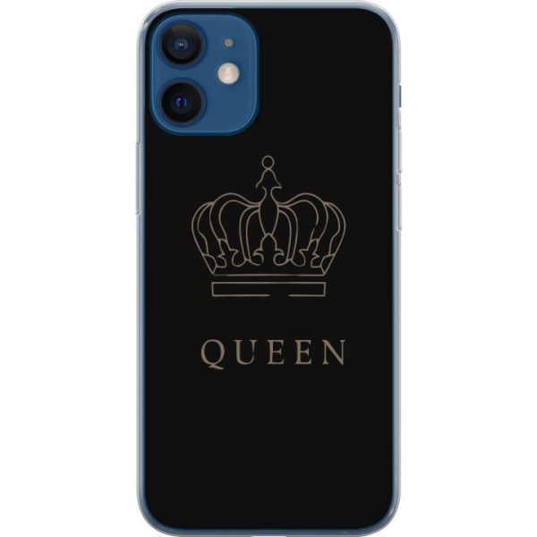 Apple iPhone 12 mini Läpinäkyvä kuori Kuninkaallinen Perhon
