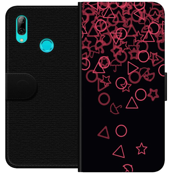 Huawei P smart 2019 Plånboksfodral Squid Game Ikoner Serie Design Populärt TV Spel Ikoner Grafiskt Motiv Asiatisk Trend Dramaserie