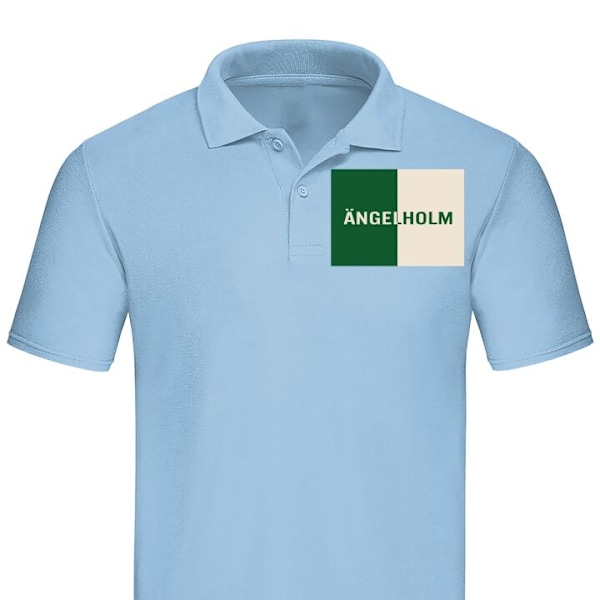 Poloshirt til Voksen | Elegant Poloshirt Ängelholm – Hockey Lyseblå Medium
