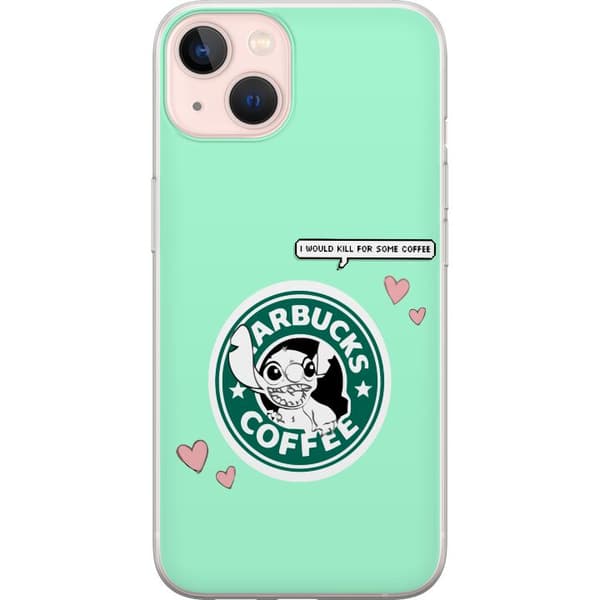 Kompatibel Mobilcover til Apple iPhone 13 Stitch Kaffe