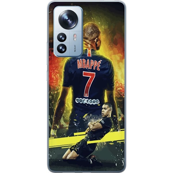 Xiaomi 12 Pro Läpinäkyvä kuori Kylian Mbappé