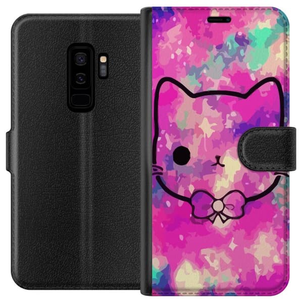 Kompatibel Tegnebogsetui til Samsung Galaxy S9+ Kat