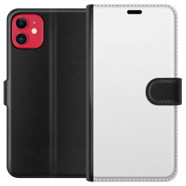 Kompatibel Tegnebogsetui til Apple iPhone 11 Hvid