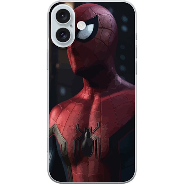 Apple iPhone 16 Plus Gennemsigtig cover Spiderman