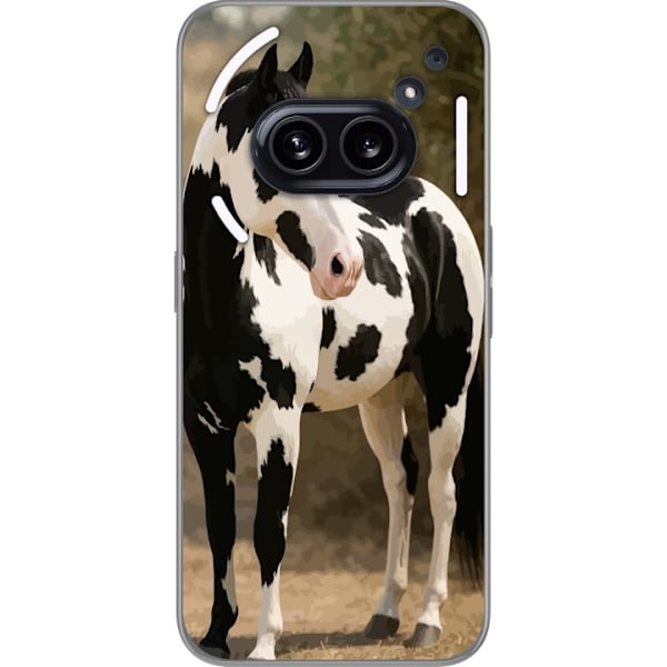 Nothing Phone (2a) Läpinäkyvä kuori Kaunis Hevonen - elegantti hevonen kuva-aihe