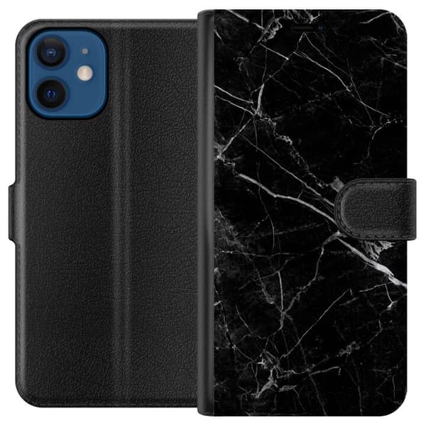 Kompatibelt Plånboksfodral till Apple iPhone 12 mini Marmor