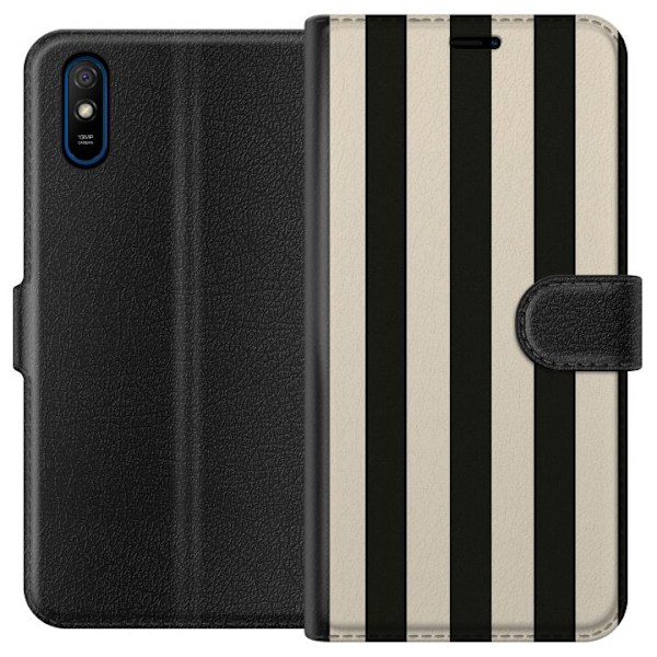 Xiaomi Redmi 9A Plånboksfodral Line Flow