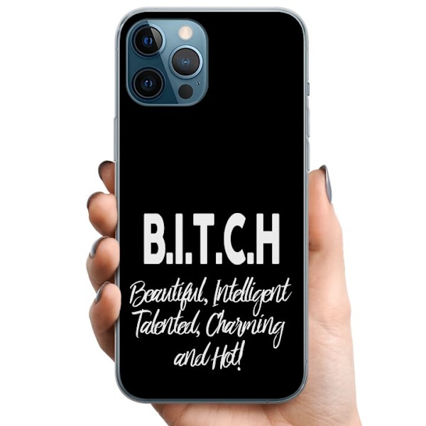 Apple iPhone 12 Pro Max TPU Mobildeksel Tekst