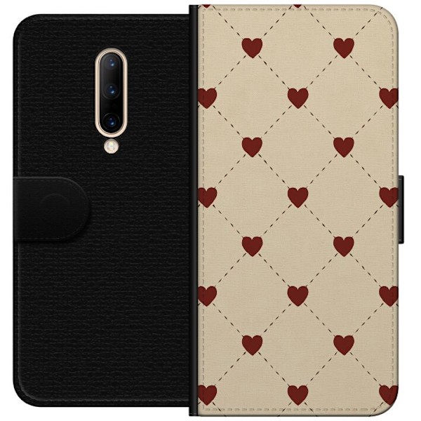 OnePlus 7 Pro Lompakkokotelo Sydänverkko