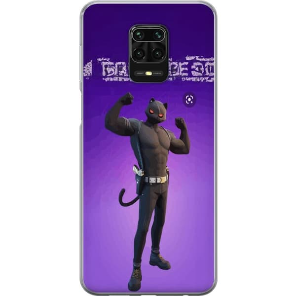 Kompatibelt Mobilskal till Xiaomi Redmi Note 9S Fortnite - Meowscles