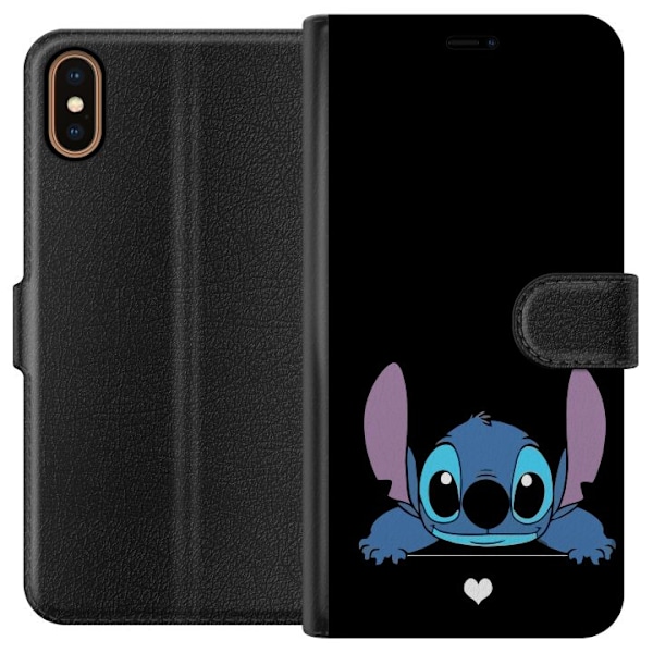 Apple iPhone X Plånboksfodral Stitch