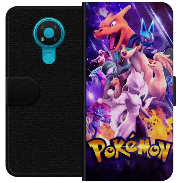 Nokia 3.4 Tegnebogsetui Pokémon