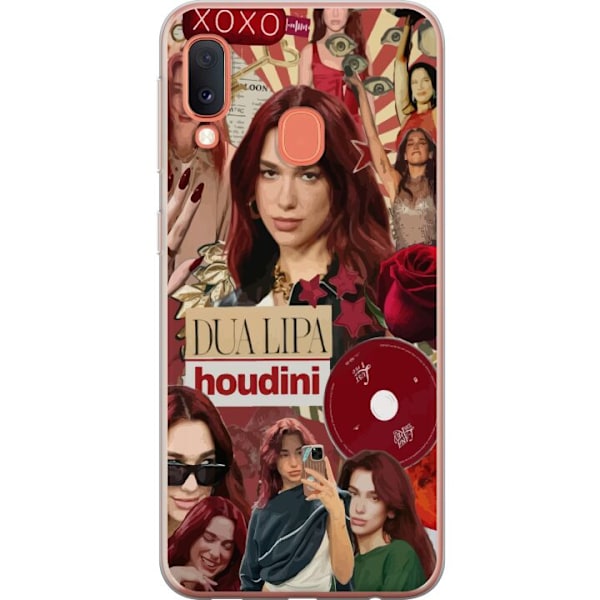 Samsung Galaxy A20e Gjennomsiktig deksel Dua Lipa – Fashion