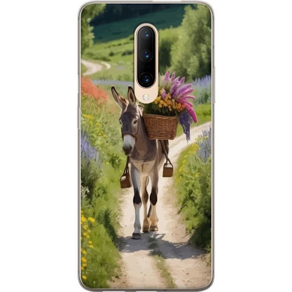 OnePlus 7 Pro Läpinäkyvä kuori Aasi Eläinaihe Rauhallinen Suunnittelu Luontoaihe Suosittu Koristelu Huumori Graafinen Eläinteema Eksoottinen