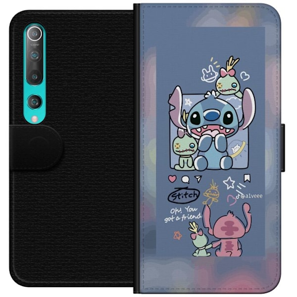 Xiaomi Mi 10 5G Lommeboketui Stitch Venner