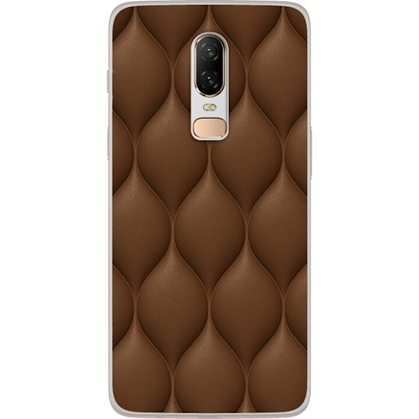 OnePlus 6 Genomskinligt Skal Cocoa Scales