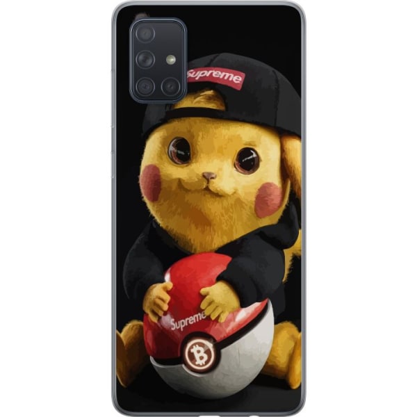 Samsung Galaxy A71 Gennemsigtig cover Pikachu Supreme