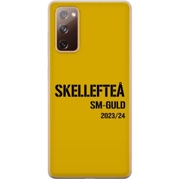 Samsung Galaxy S20 FE Gjennomsiktig deksel Skellefteå SM GULL