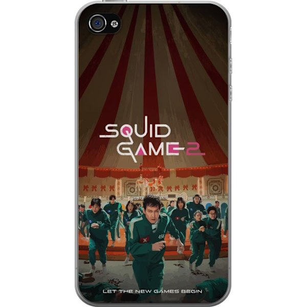 Apple iPhone 4 Gennemsigtig cover Squid Game 2 - Spring