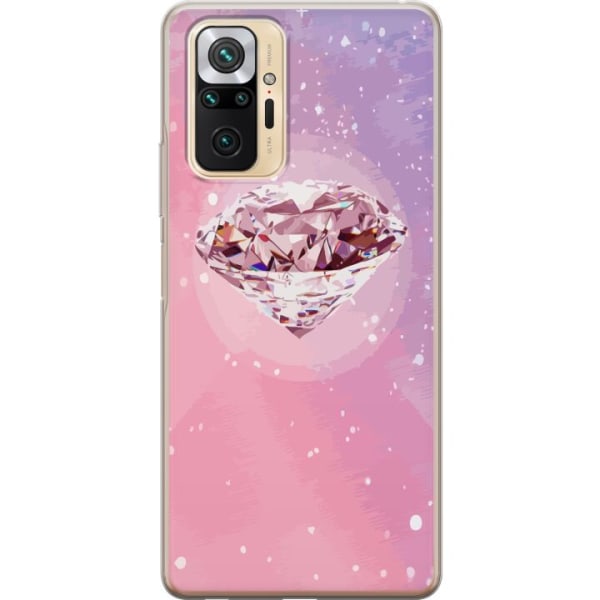 Xiaomi Redmi Note 10 Pro Gennemsigtig cover Glitter Diamant