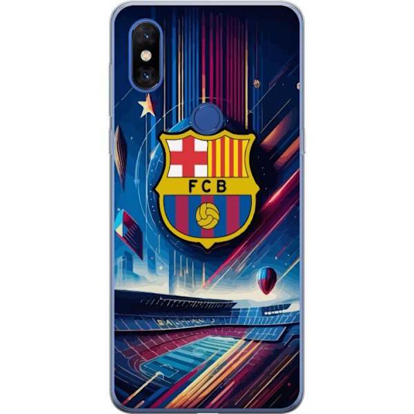 Xiaomi Mi Mix 3 Läpinäkyvä kuori FC Barcelona