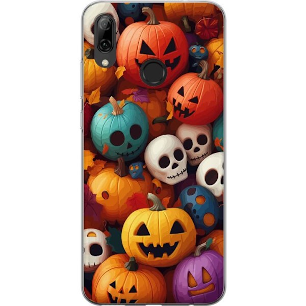 Huawei P smart 2019 Läpinäkyvä kuori Halloween kuvio 2024