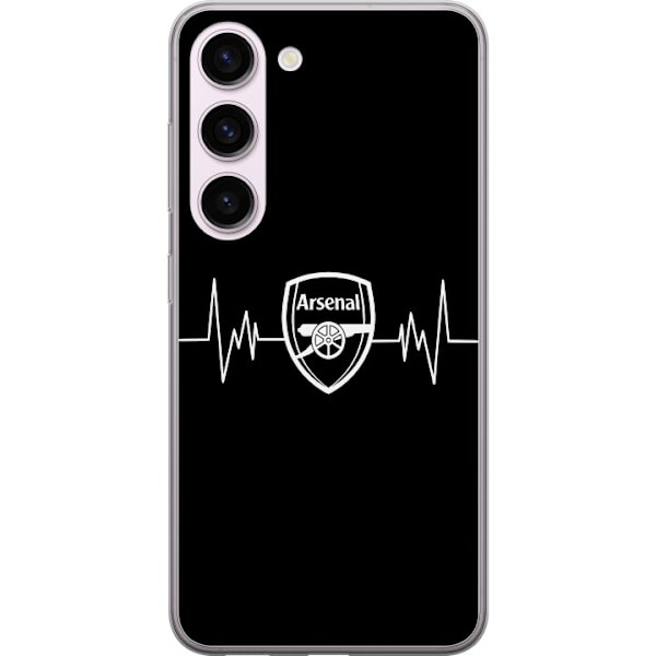 Samsung Galaxy S23 Läpinäkyvä kuori Arsenal