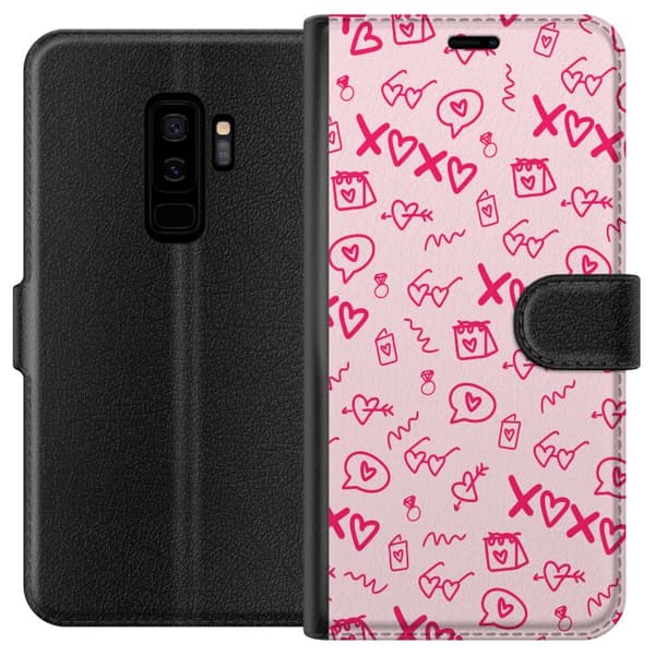Kompatibel Tegnebogsetui til Samsung Galaxy S9+ Valentinsdag 2025