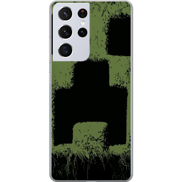 Samsung Galaxy S21 Ultra 5G Gennemsigtig cover A Minecraft Mov