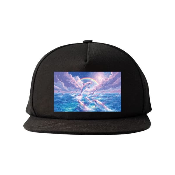 Snapback-lippalakki musta one size