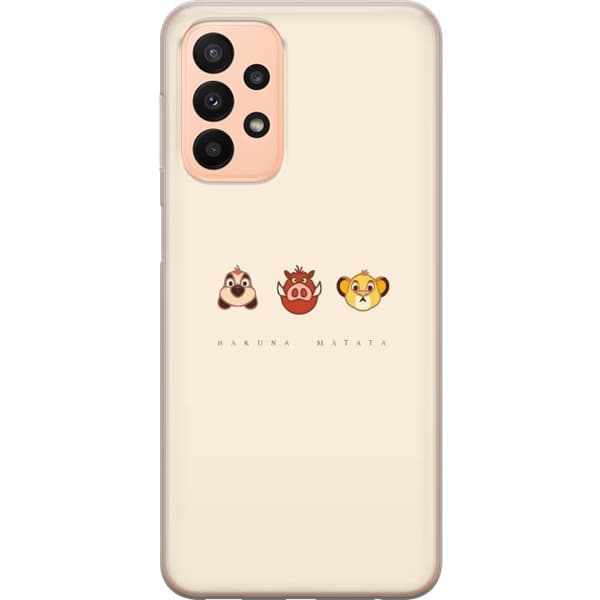 Kompatibelt Mobildeksel til Samsung Galaxy A23 Hakuna Matata