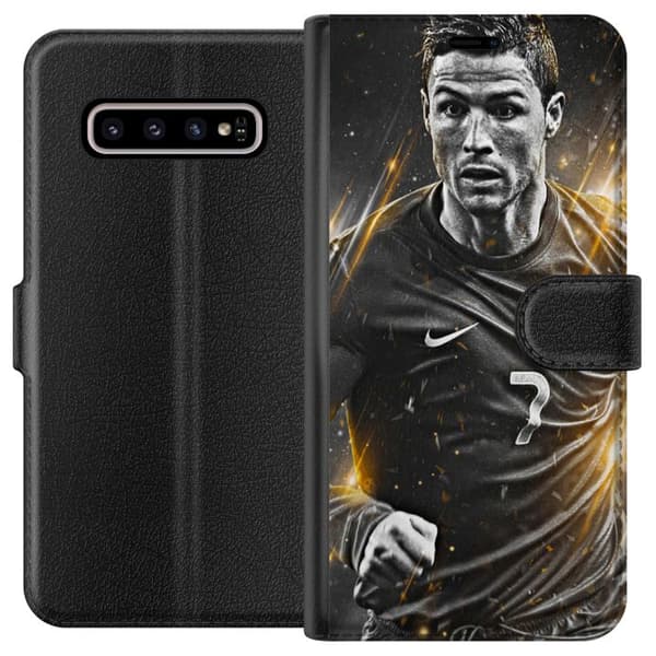 Kompatibelt Lommeboketui til Samsung Galaxy S10+ Ronaldo