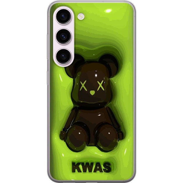 Samsung Galaxy S23 Läpinäkyvä kuori KAWS Vihreä