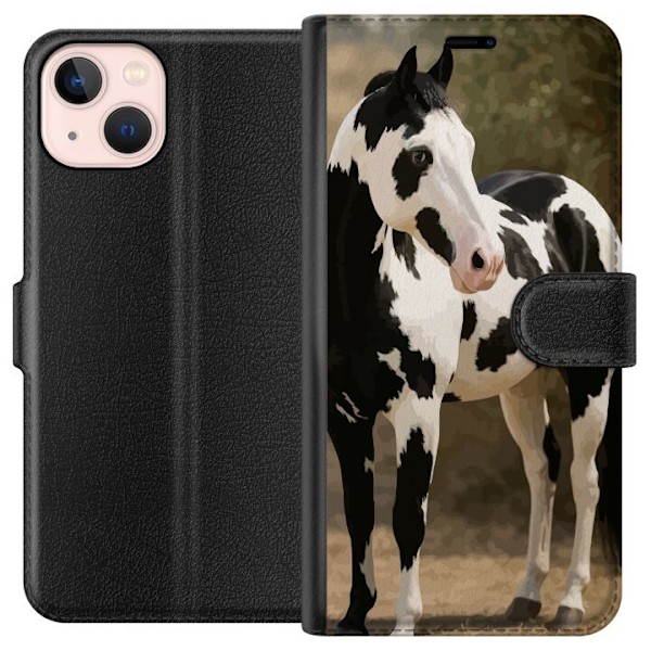 Apple iPhone 13 mini Plånboksfodral Vacker Häst – elegant