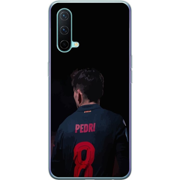 OnePlus Nord CE 5G Gennemsigtig cover Pedri FC Barcelona Fodbold Spansk Midtbanespiller Mål Sportsmotivation Fans Børn Ungdom