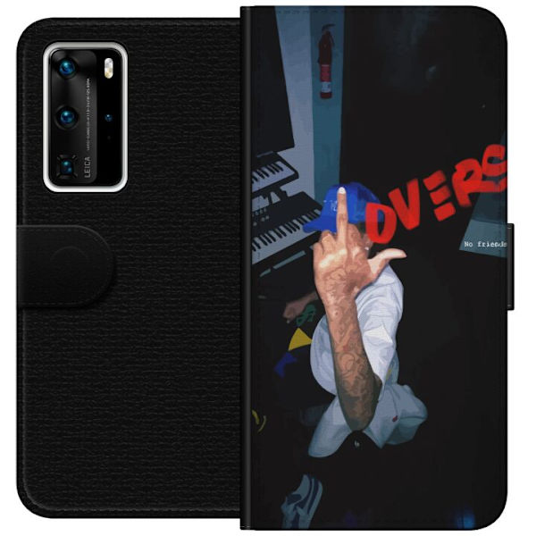 Huawei P40 Pro Tegnebogsetui Kærlighed Mystik Design Romantisk Motiv Populært Grafisk Mønster Mode Stil