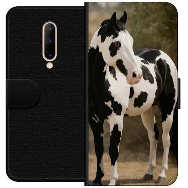 OnePlus 7 Pro Lompakkokotelo Kaunis Hevonen - elegantti hevonen kuva-aihe