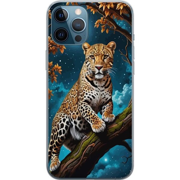 Apple iPhone 12 Pro Max Gennemsigtig cover Leopard