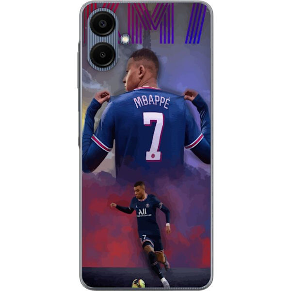 Samsung Galaxy A06 Läpinäkyvä kuori MAP Jalkapallo Design Graafinen Kuviointi Moderni Urheiluaihe Trendikäs Jalkapallo Suosittu Graafinen Tyyli Mo