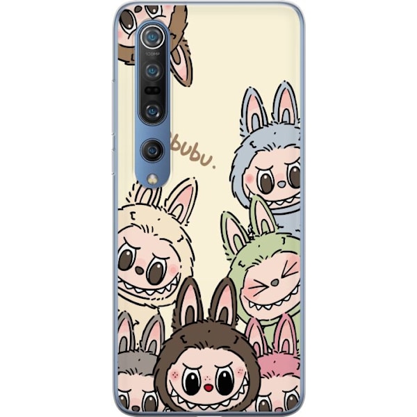 Xiaomi Mi 10 Pro 5G Genomskinligt Skal Labubu Pastel Collectio