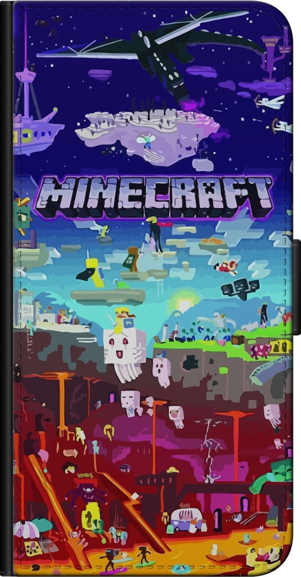 Kompatibelt Lommeboketui til OnePlus 9 Pro MineCraft