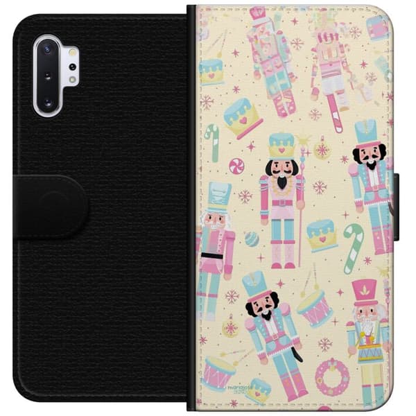 Kompatibelt Lommeboketui til Samsung Galaxy Note10+ Jul rosa