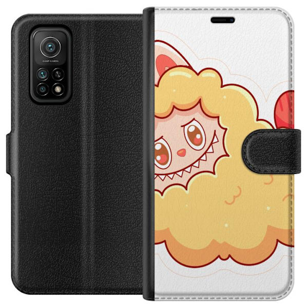 Xiaomi Mi 10T Pro 5G Lompakkokotelo Labubu Pesukarhu Pop Mart Hahmo Keräilyesine Söpö Suunnittelu Suosittu Teema Taideteos Leikkisarja